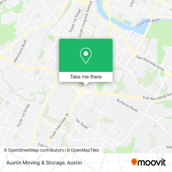 Mapa de Austin Moving & Storage