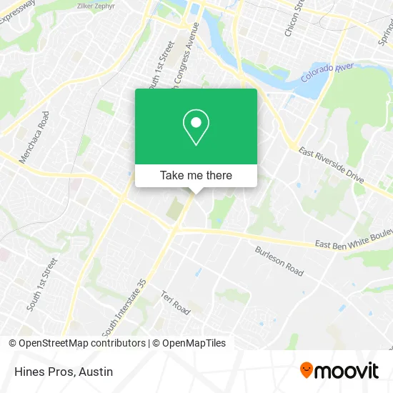 Hines Pros map
