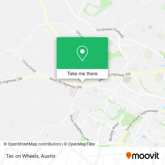 Tec on Wheels map