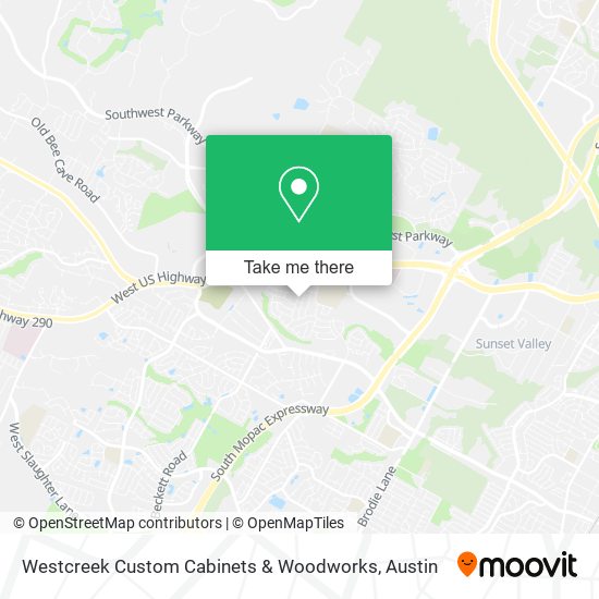 Mapa de Westcreek Custom Cabinets & Woodworks