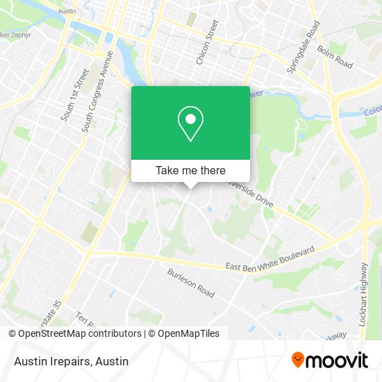Mapa de Austin Irepairs