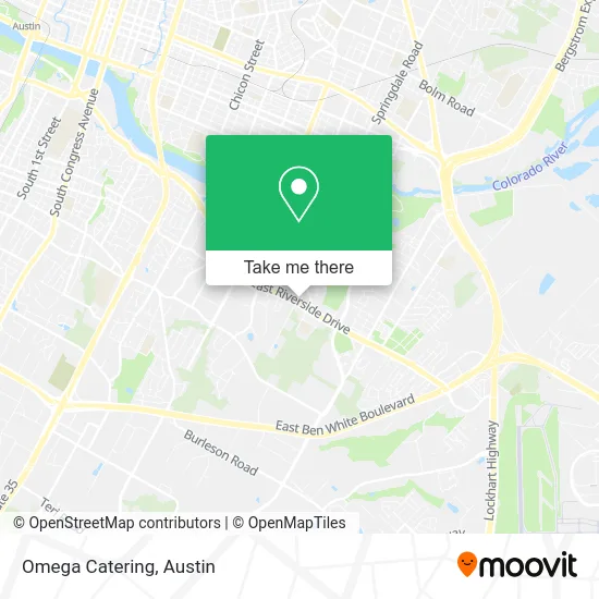Omega Catering map