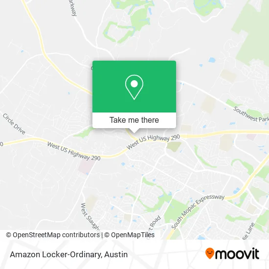 Mapa de Amazon Locker-Ordinary