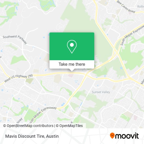 Mapa de Mavis Discount Tire