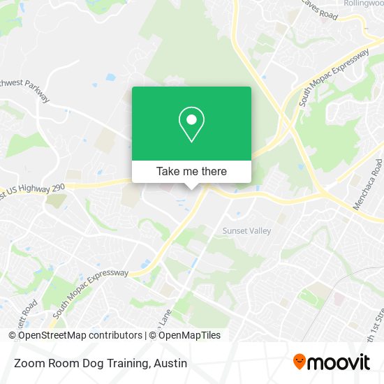 Zoom Room Dog Training map