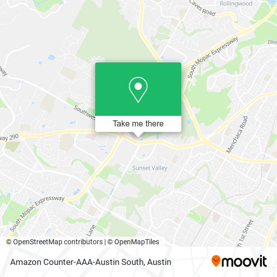 Amazon Counter-AAA-Austin South map