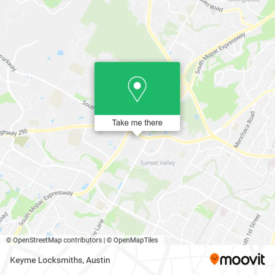 Keyme Locksmiths map
