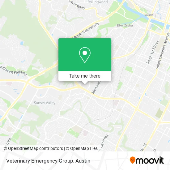 Veterinary Emergency Group map