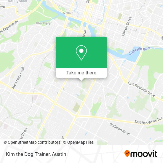 Kim the Dog Trainer map