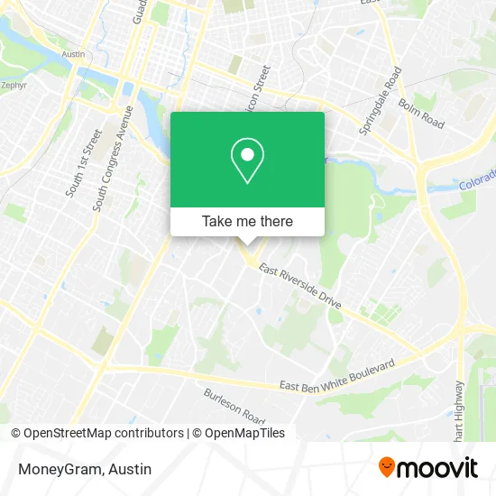 Mapa de MoneyGram