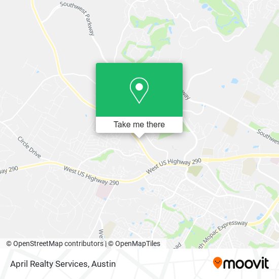April Realty Services map