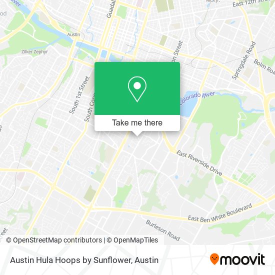 Mapa de Austin Hula Hoops by Sunflower