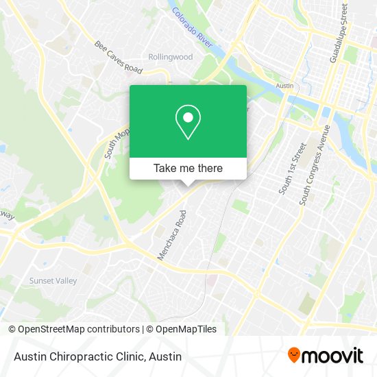 Mapa de Austin Chiropractic Clinic