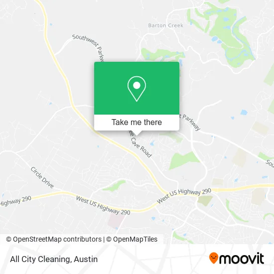 All City Cleaning map