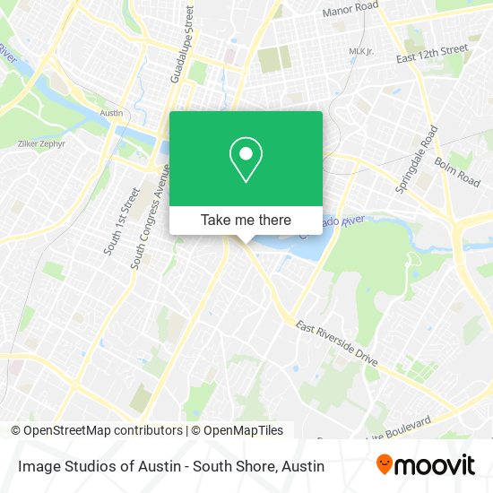 Image Studios of Austin - South Shore map