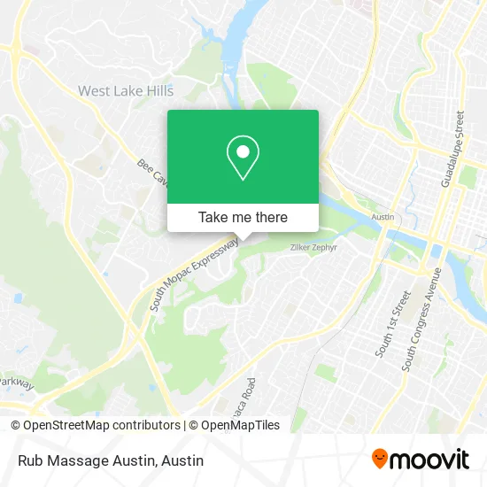 Rub Massage Austin map