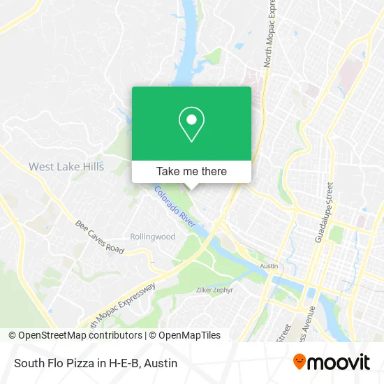 South Flo Pizza in H-E-B map