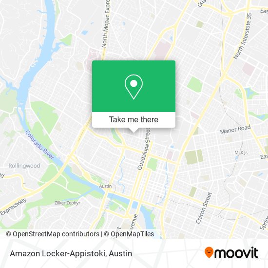 Amazon Locker-Appistoki map