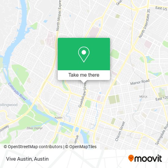 Vive Austin map