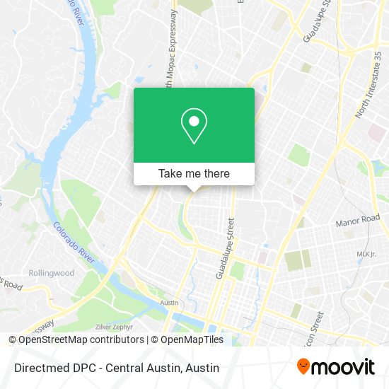 Directmed DPC - Central Austin map