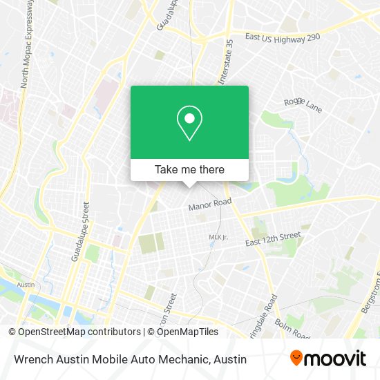 Wrench Austin Mobile Auto Mechanic map