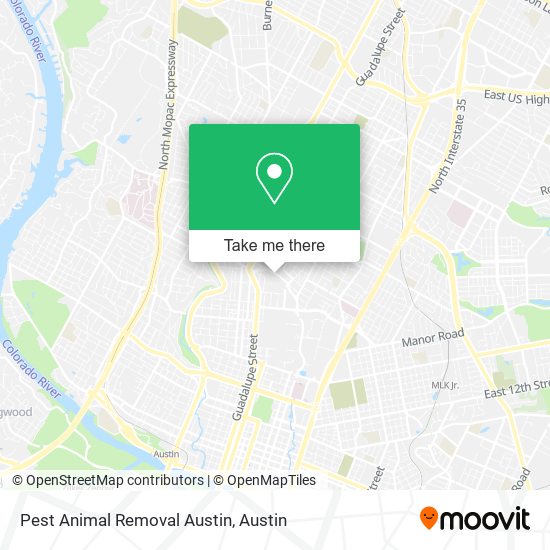 Pest Animal Removal Austin map