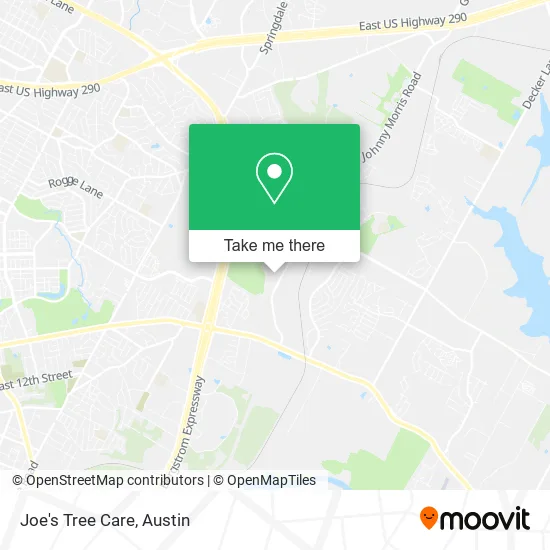 Joe's Tree Care map
