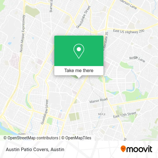 Austin Patio Covers map
