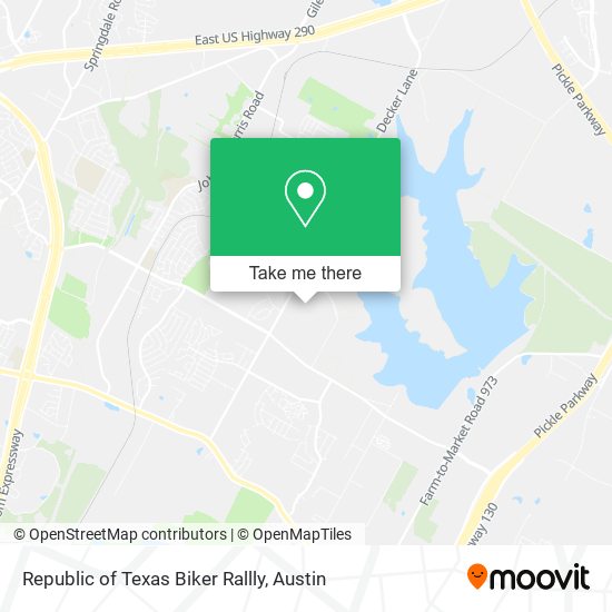Republic of Texas Biker Rallly map
