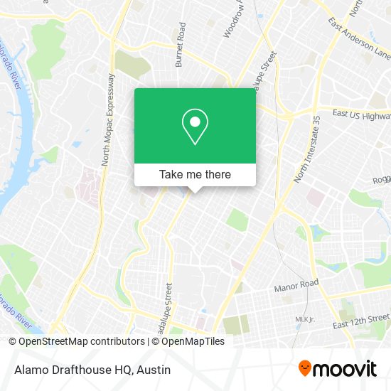 Mapa de Alamo Drafthouse HQ