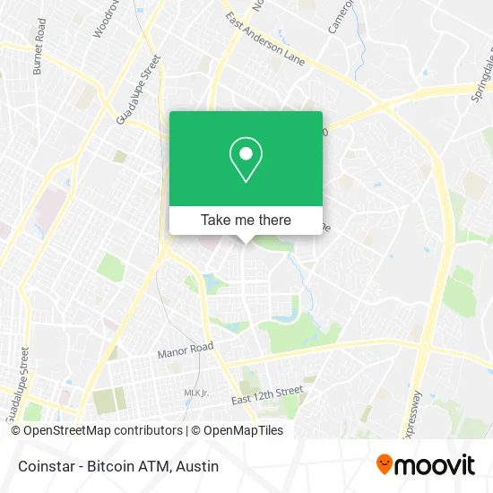 Coinstar - Bitcoin ATM map
