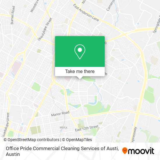 Office Pride Commercial Cleaning Services of Austi map