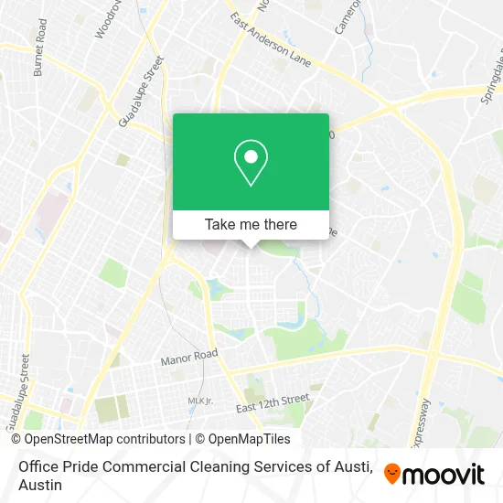 Office Pride Commercial Cleaning Services of Austi map