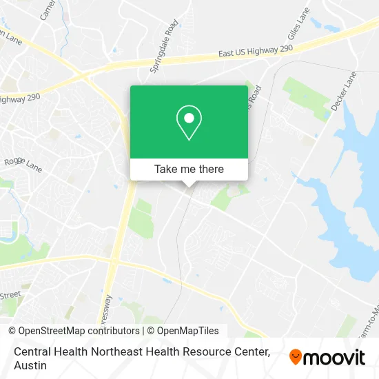 Central Health Northeast Health Resource Center map