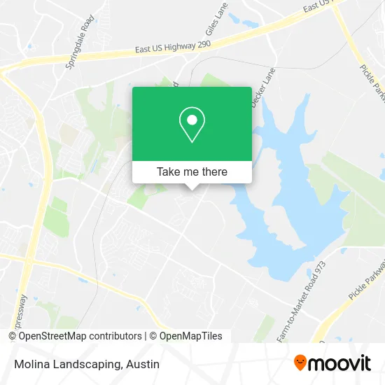 Molina Landscaping map