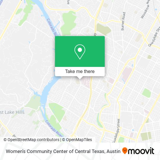 Women's Community Center of Central Texas map