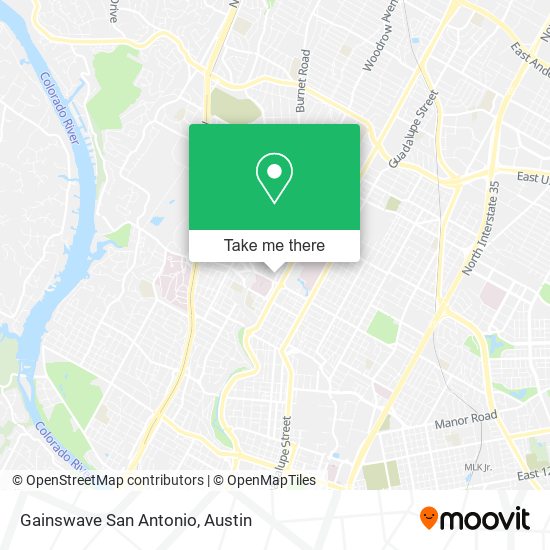 Mapa de Gainswave San Antonio