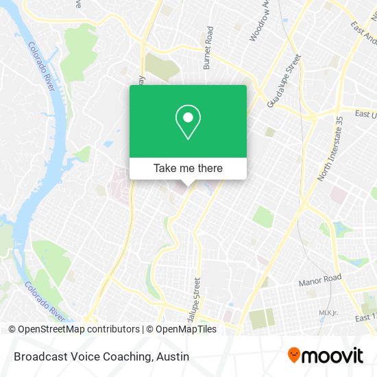 Broadcast Voice Coaching map