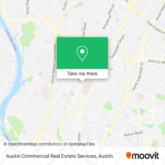 Mapa de Austin Commercial Real Estate Services