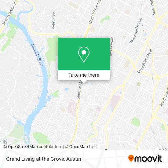 Grand Living at the Grove map