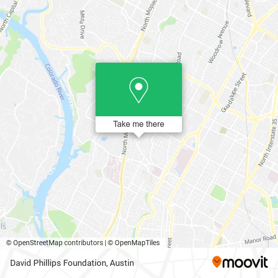 David Phillips Foundation map
