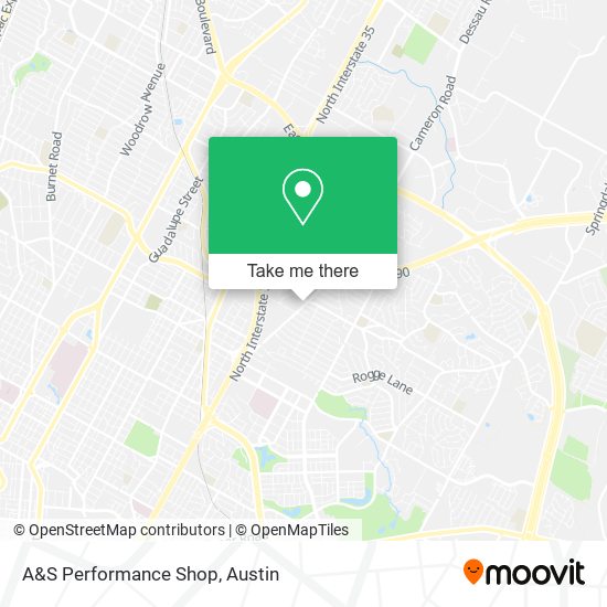 Mapa de A&S Performance Shop