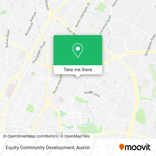 Equity Community Development map