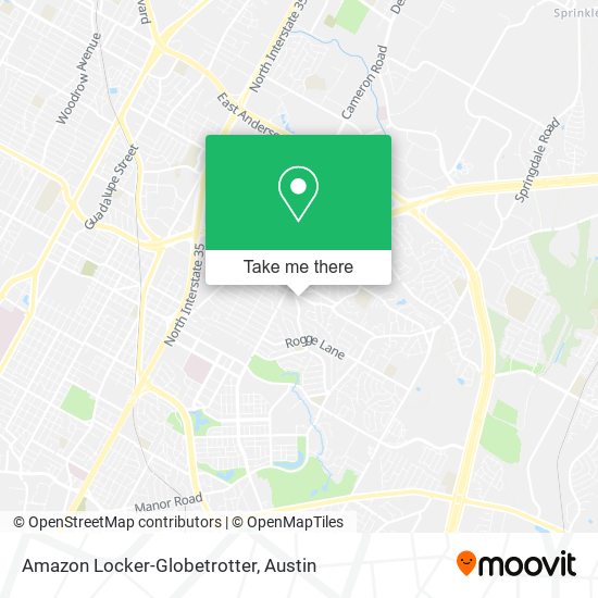Amazon Locker-Globetrotter map