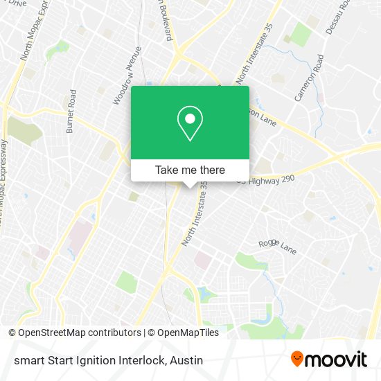 Mapa de smart Start Ignition Interlock