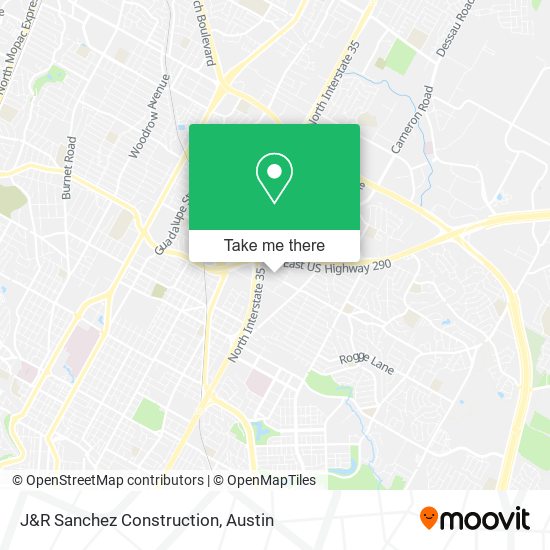J&R Sanchez Construction map