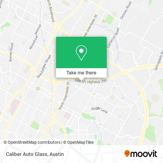 Caliber Auto Glass map