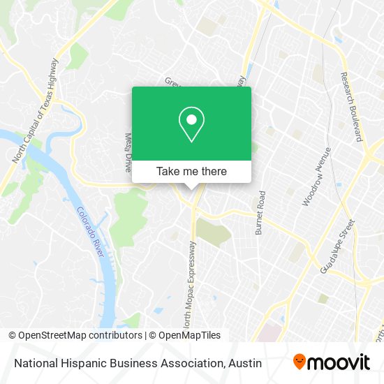 Mapa de National Hispanic Business Association