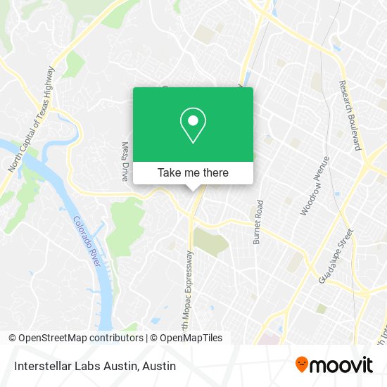 Interstellar Labs Austin map