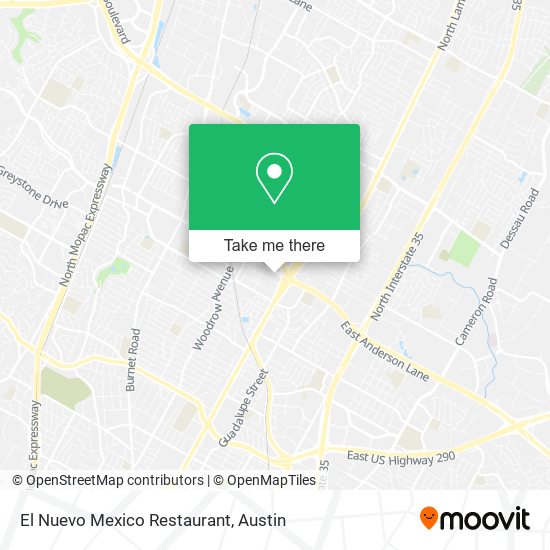 Mapa de El Nuevo Mexico Restaurant